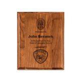 Genuine Walnut Plaque